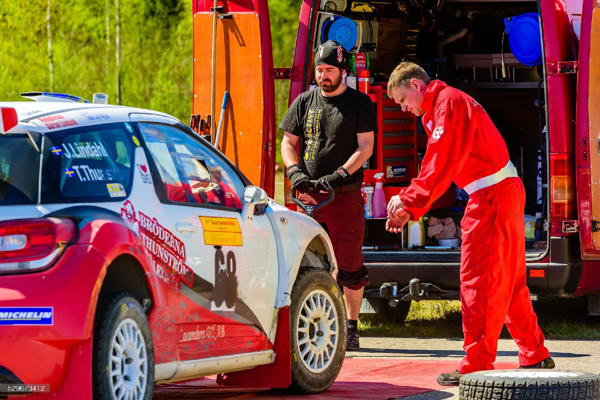 Citroen C3 Rally au stand 